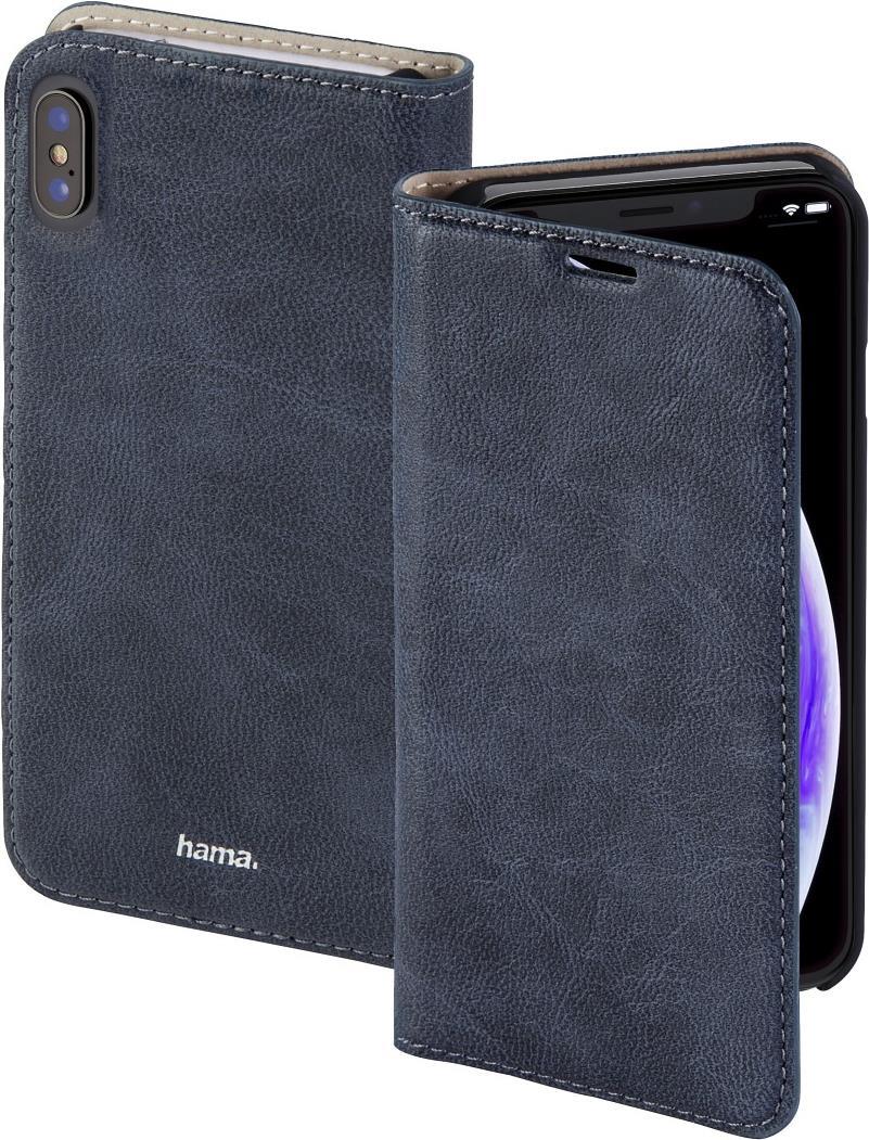 Hama Booklet Guard Case für Apple iPhone X/Xs, Blau (00184269)