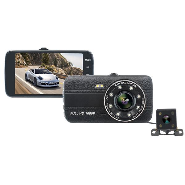 4.0 Zoll-Mini-Auto-DVR-Kamera Full HD 1080P Dual Lens X300L Video Recorder G-Sensor