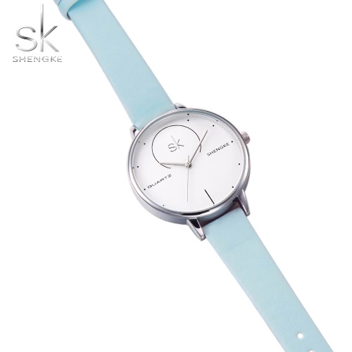 SK 2017 Fashion Simplicity Quartz Women Casual Wristwatch Water-Proof PU Strap Ladies Dress Watches Feminio Relogio