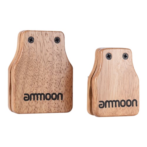 ammoon  Grande y Mediano Caja Cajon 2pcs Tambor Companion Accesorio Castañuelas para Instrumentos de Percusión Manual