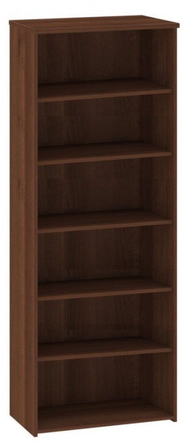 Bookcase With 5 Shelves 2140mm in Walnut