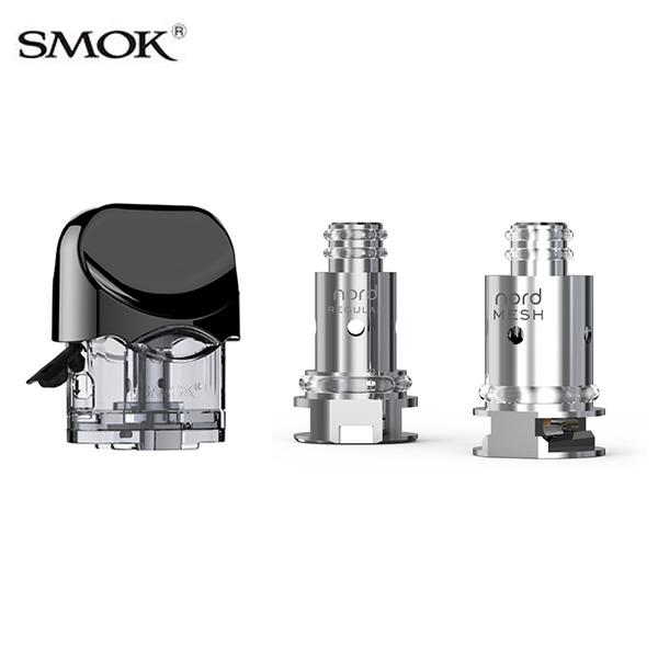 Authentic Smoktech Nord Replacement Pod Cartridge 3ml with 2pcs Coils