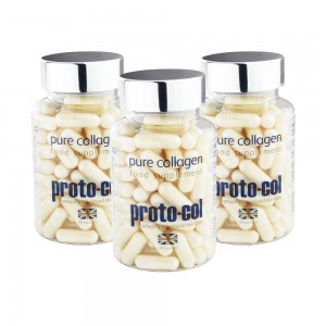 Pure Collagen - Naturliches Erganzungsmittel zur Hautpflege mit 1200mg Portionsstarke - 3er Pack