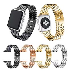 Bracelet de Montre  pour Apple Watch série 5 / Apple Watch Series 4/3/2/1 Apple Boucle Classique Acier Inoxydable Sangle de Poignet miniinthebox