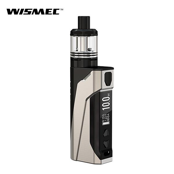Authentic WISMEC CB-60 60W 2300mAh VW Starter Kit with 2ml/4ml AMOR NS Tank - Silvery SS Stainless
