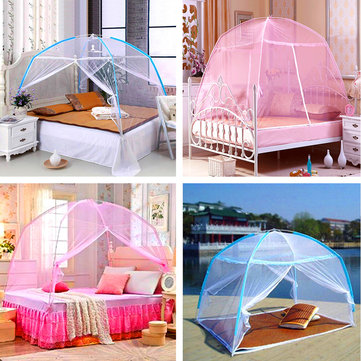 Bi-parting Style Assemble Lace Bedding Mosquito Net Dome Shape Mosquito Curtain