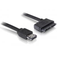 DeLOCK Power Over eSATA cable - Power Over eSATA-Kabel - 16-polig Micro SATA - 11-polig USB/eSATA - 1 m (84416)
