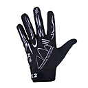 koraman unisex dedo lleno de spandex transpirable negro antideslizante guantes resistentes al desgaste