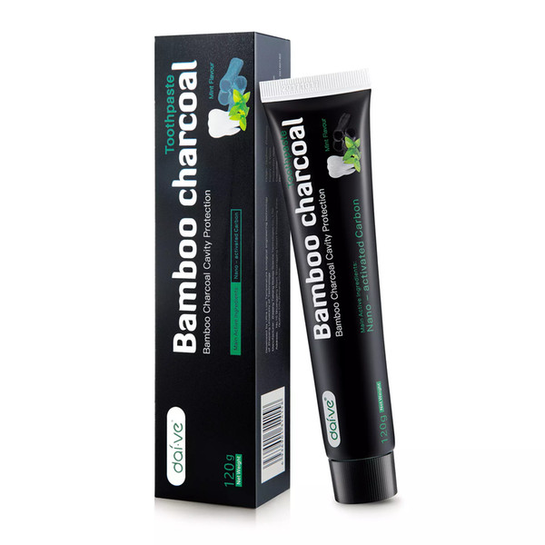 Nature Bamboo Activated Charcoal Toothpaste with Environment Bamboo ToothBrush Teeth Whitening Clareador Oral Care DHL