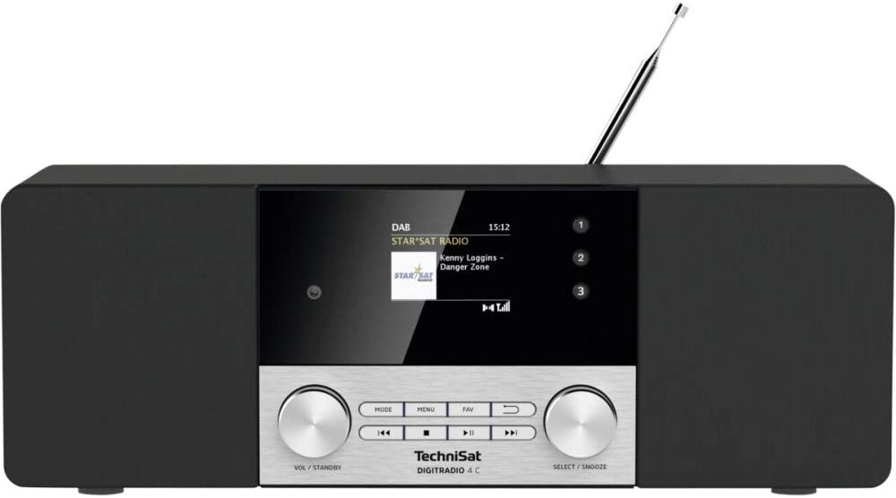 TechniSat DigitRadio 4 C - DAB-Radio - 2 x 10 Watt - Schwarz (0000/3937)
