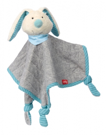 Sigikid 39043 Schnuffeltuch Hase mint Urban Baby Edition