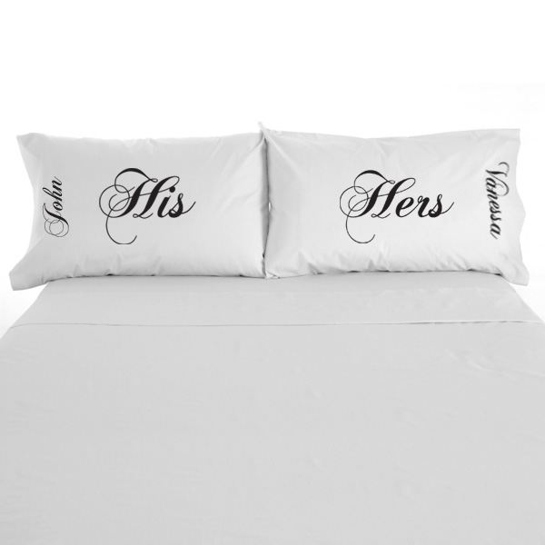 Valentines His & Hers Pillowcases