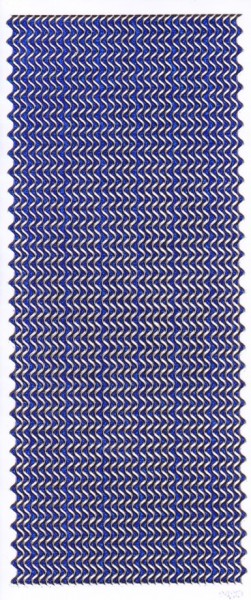 Microglitter-Sticker, Wellen-Bordüren, blau