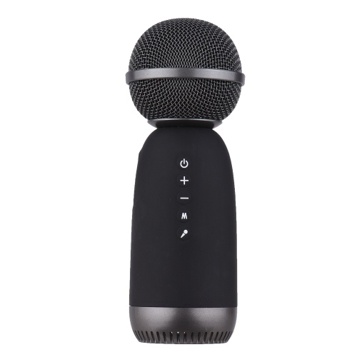 ammoon MC-001 Drahtloses BT-Mikrofon Tragbares Handheld-Karaoke-Mikrofon
