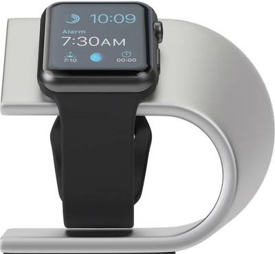 Wentronic goobay Dock Wave - Standfuß - Silber - für Apple Watch (55463)