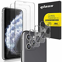 [6er Pack] 3er Pack Displayschutzfolie aus gehärtetem Glas für iPhone 11 Pro  3er Pack Kameraobjektivschutz aus gehärtetem Glas für iPhone 11 Pro (5,8 ) Lightinthebox