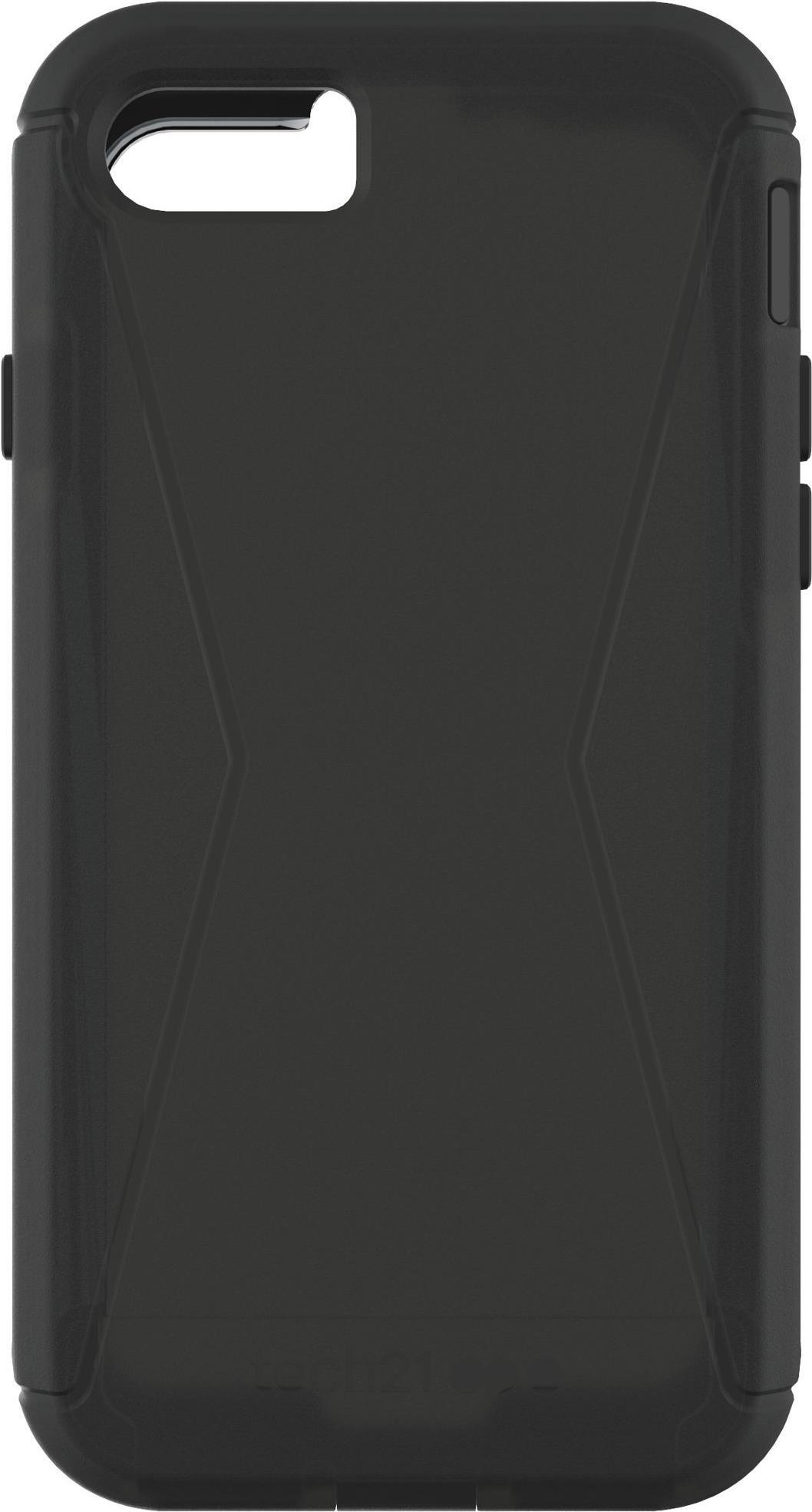 Tech21 T21-5333 Evo Tactical Extreme Edition Case + Holster FlexShock für Apple iPhone 7/8 schwarz (T21-5333)