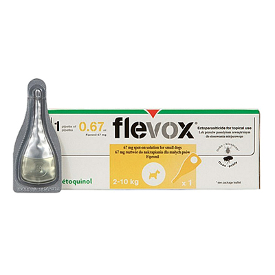 Flevox For Small Dogs Up To 22 Lbs. (Yellow) 6 Pack