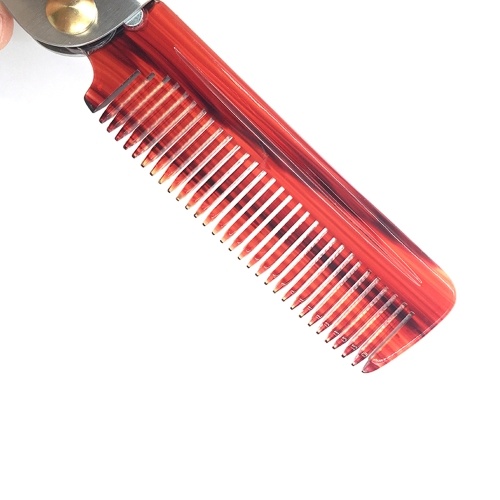 Peine de acero inoxidable Peine de pelo Comb Peine de cuidado de la salud Peine de pelo y barba Peine