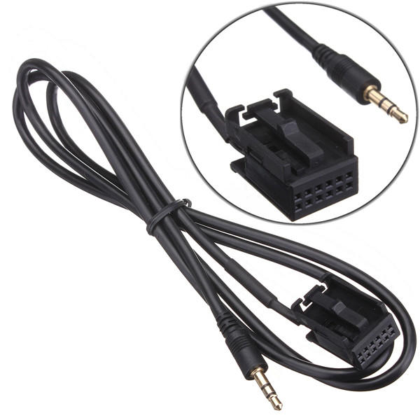 AUX Audio CD Cable For iPod iPhone iPad MP3 For Ford Focus Mk2 C-Max