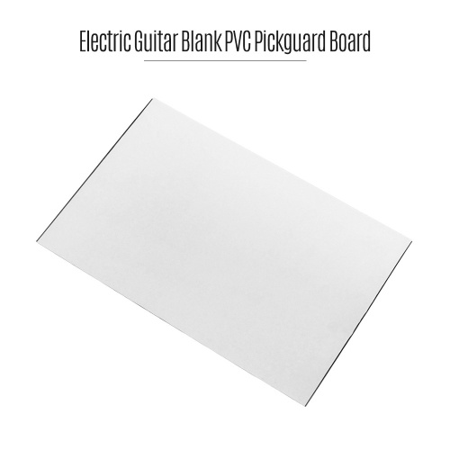 3Ply Bau E-Gitarre Blank Pickguard Board Scratch Platte PVC DIY Customed Gitarrenteile Weiß