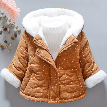 Baby Star Print Cotton-Padded Jacket