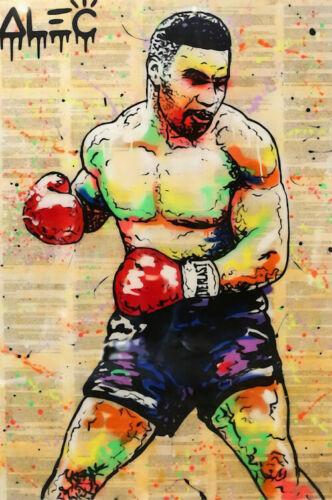 alec monopoly graffiti art home decor mike tyson boxing handpainted &hd print oil paintings on canvas for living room 191023