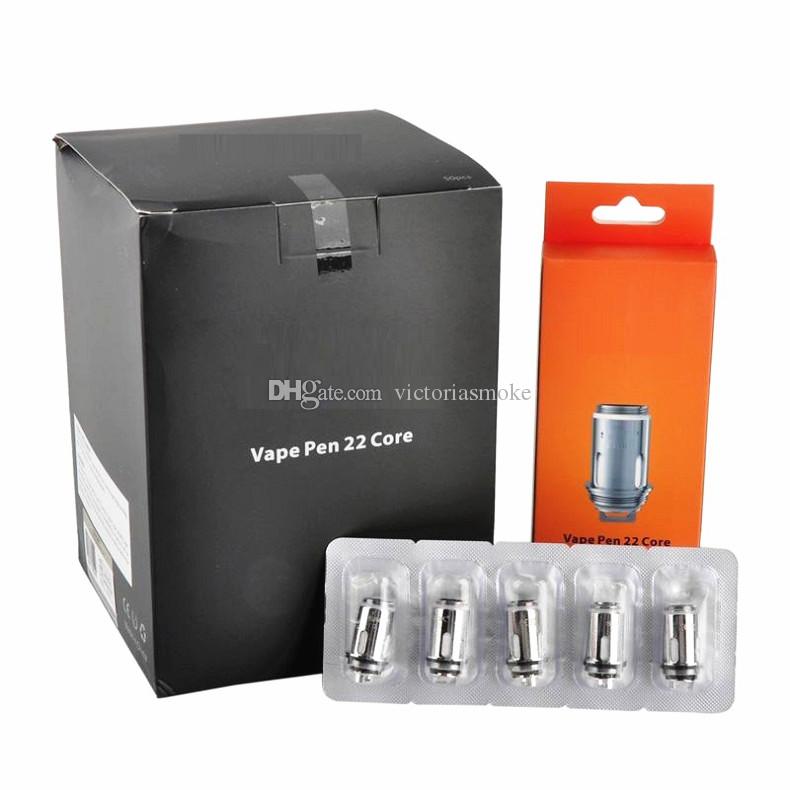 Vape Pen 22 Coil Head 0.25ohm 0.3ohm Flavour Chaser Replacement Core Fit E Cigarette SMOKING Vape Pen 22 Starter kits