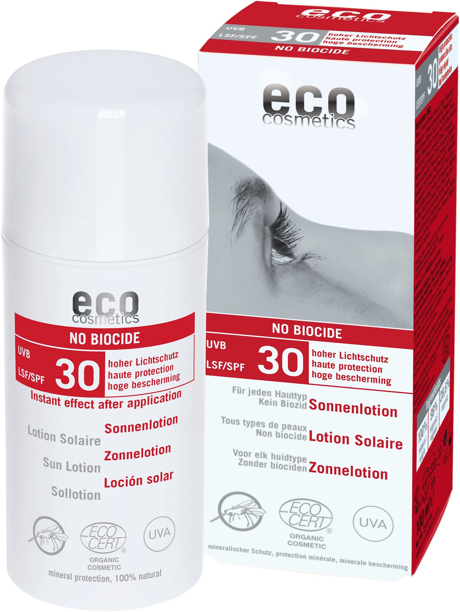 eco cosmetics No Biocide Sonnenlotion LSF 30