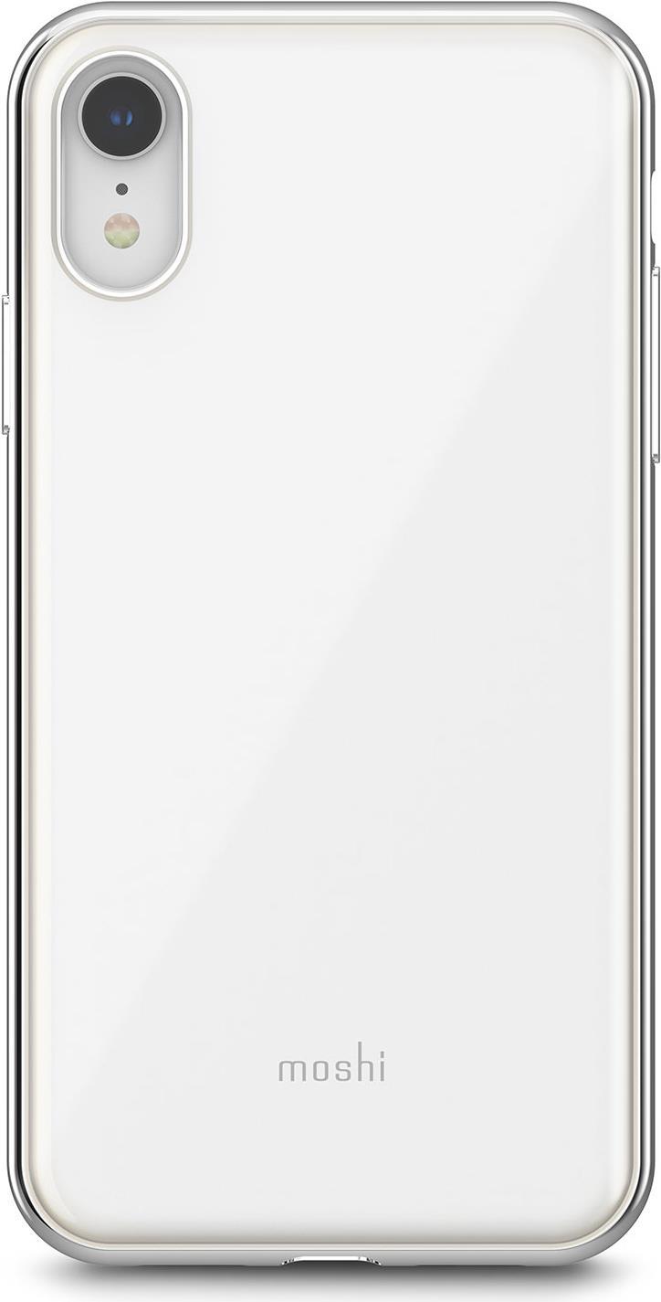 Moshi iGlaze Slim Hardshell - Hintere Abdeckung für Mobiltelefon - Perlweiß (glänzend) - für Apple iPhone XR (99MO113101)