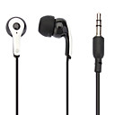Stereo Noir élégant écouteurs intra-auriculaires pour iPhone / iPad / iPod et autres (3,5 mm, 107cm)