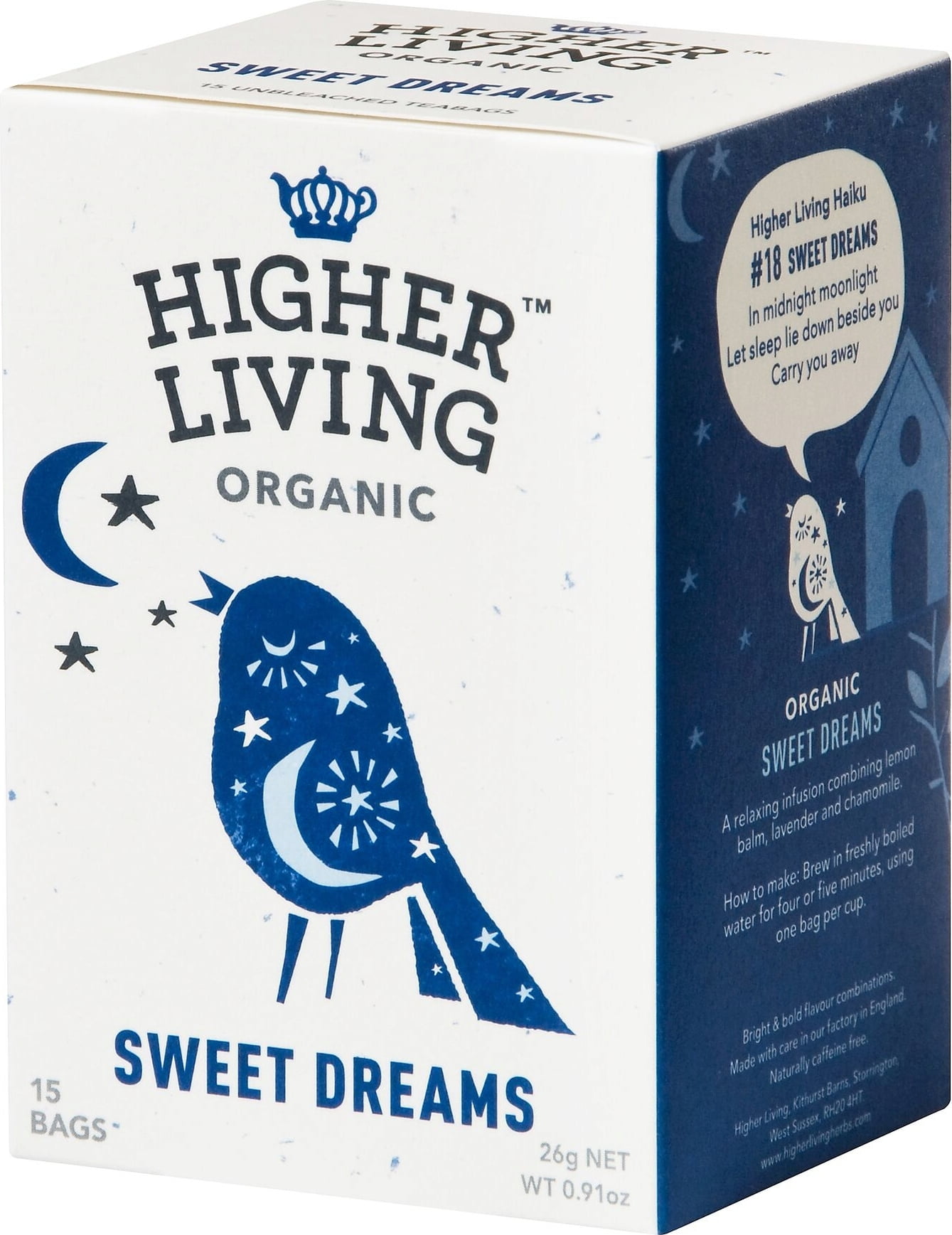 Higher Living Sweet Dreams - 15 Bags