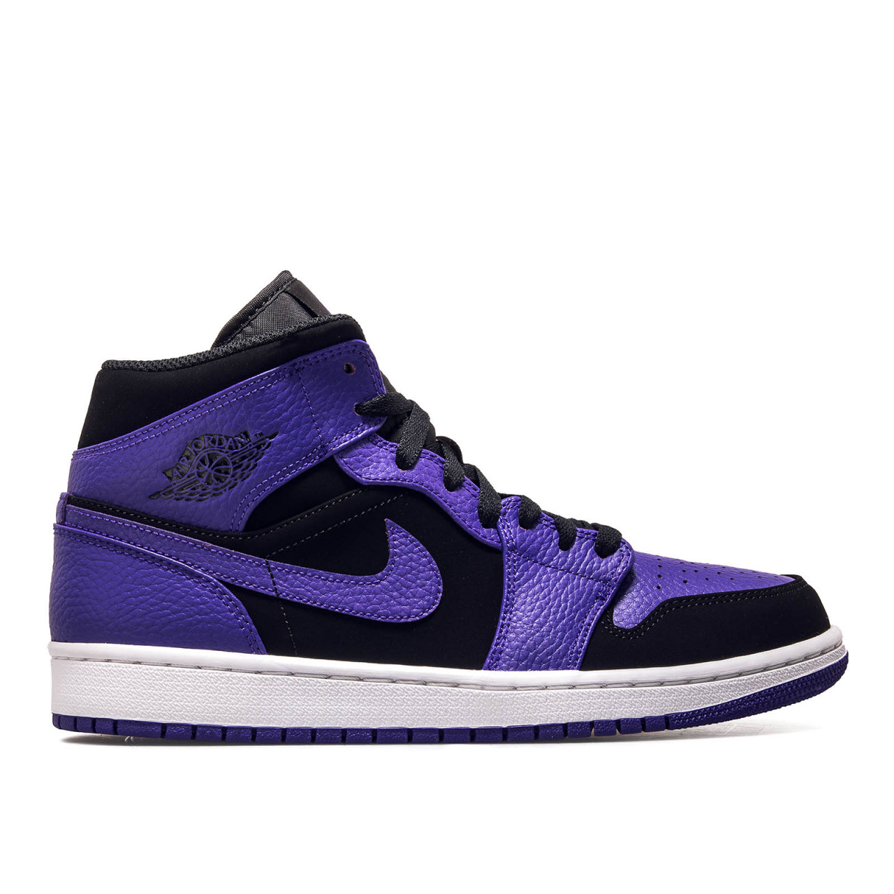Nike Air Jordan 1 Mid Black Purple
