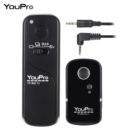 YouPro YP-860 II L1 2.4G Wireless Remote Control LCD Timer Shutter