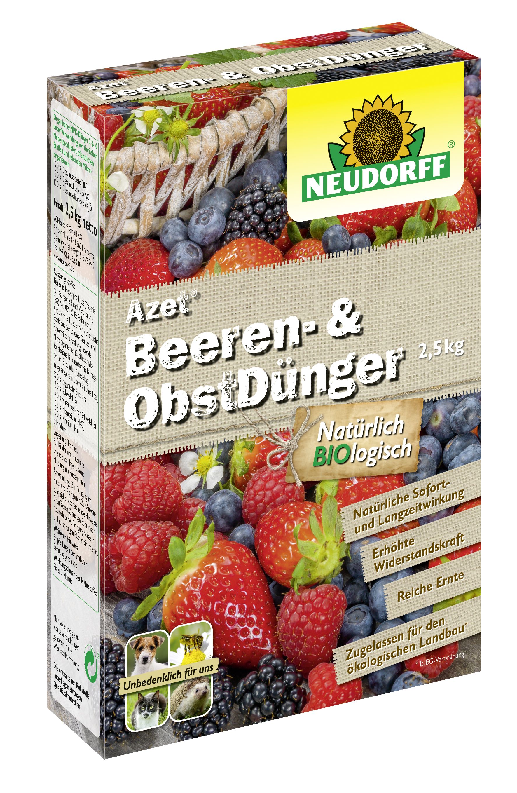 Neudorff Azet Beeren und Obstdünger - Neudorff Azet Beeren und Obstdünger