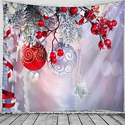 Christmas / Classic Theme Wall Decor 100% Polyester Classic / Fantasy Wall Art, 150100 cm Decoration