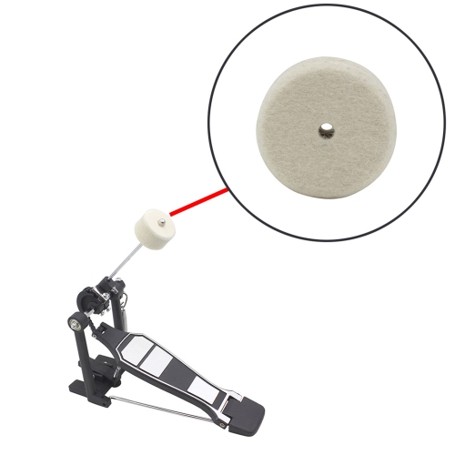 High Quality Wool Felt Pad for Bass Drum Pedal Beater Percussion Instrument Accessories