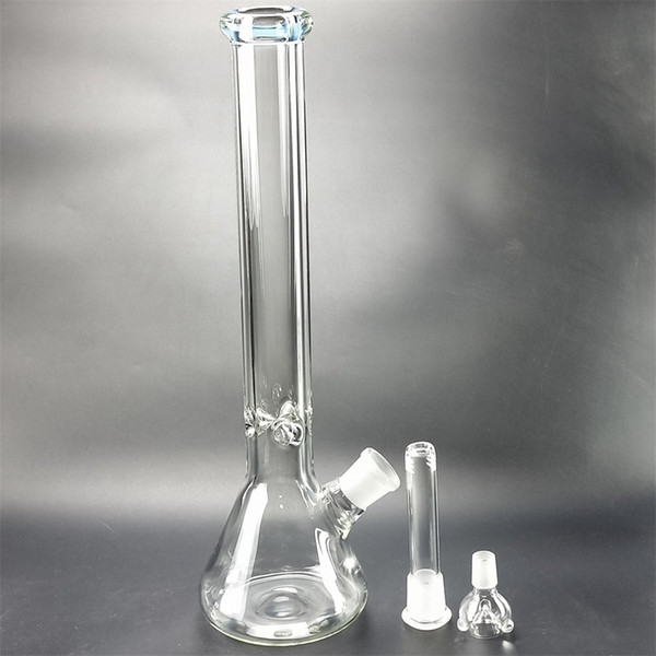 DHL 10" beaker bottom bongs simple design glass pipe hookahs Rasta heady water pipes 18.8mm joint bongs glass bong free shipping
