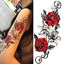 3 pcs Tattoo Aufkleber Temporary Tattoos Blumen Serie / Romantische Serie Körperkunst Korpus / Schulter / Bein