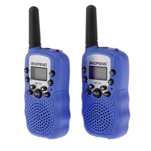 Walkie Talkie BaoFeng BF-T3 2PCS Kids 22 Channels Portable EU Two-way Radio 3-10KM Talk Range Interphone For