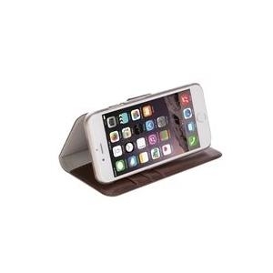 Krusell Ekerö FolioWallet 2in1 - Flip-Hülle für Mobiltelefon - Kunstleder - Coffee - für Apple iPhone 7