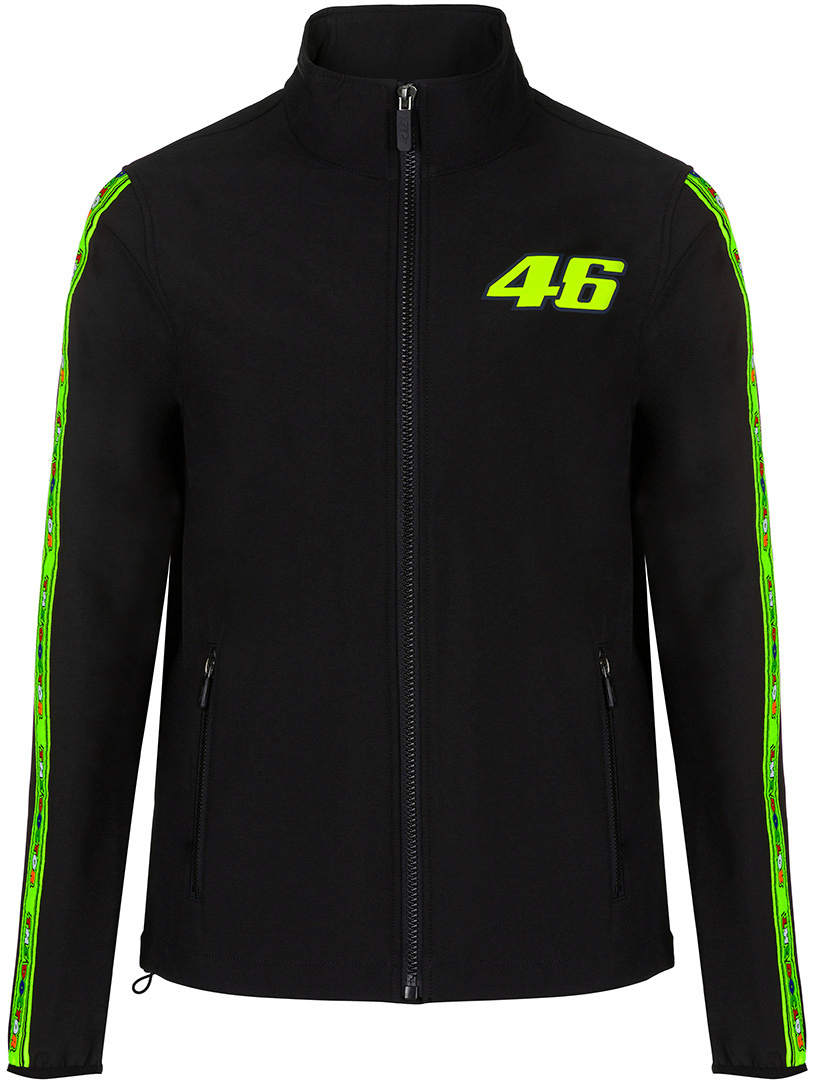 VR46 Tapes Veste Softshell Noir Jaune M