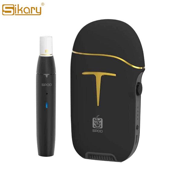 Authentic Sikary Spod Ultra Portable Pod System AIO E-cig Starter Kit - Black