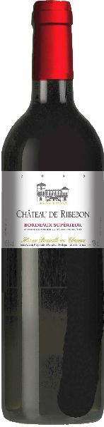 Domaine Aubert Chateau de Ribebon Bordeaux Superieur Jg. 2018 Cuveeaus Proz. Merlot, Proz. CabernetFranc, Proz. CabernetSauvignon