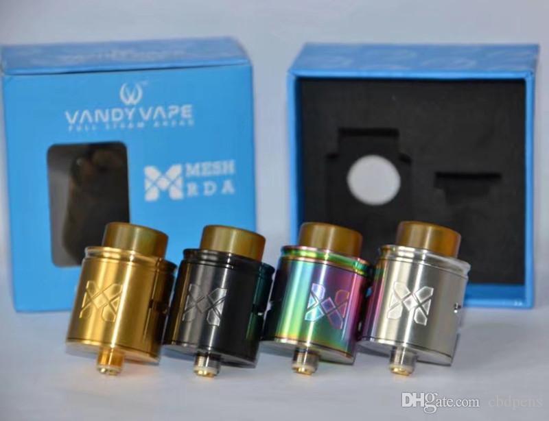 Vandyvape Mesh RDA Tank Compatible with Mesh Wire & Standard Coil Invisible Clamp Style Postless Deck Atomizer 24mm rda vape High Quality