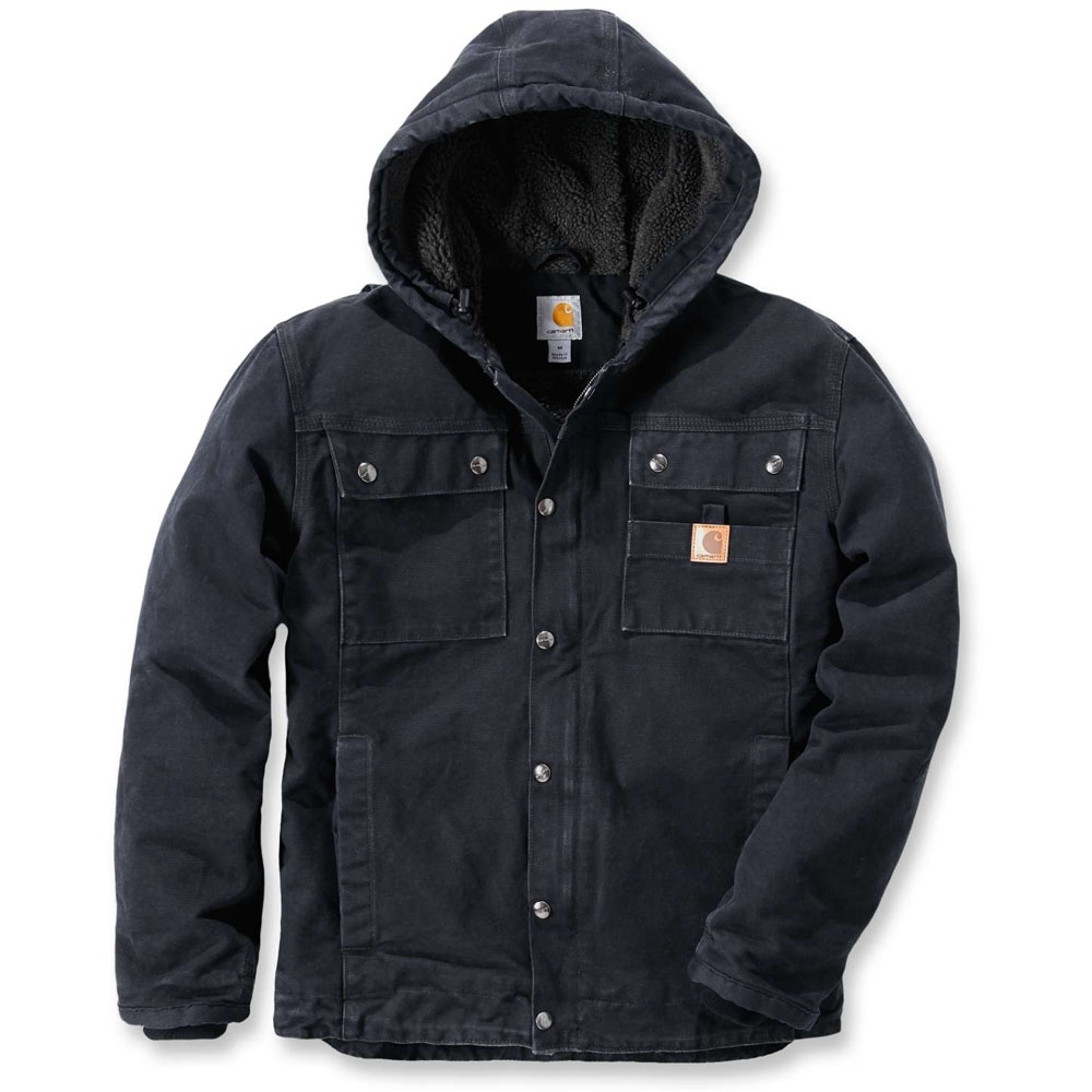 Carhartt Mens Sandstone Barlett Adjustable Duck Shell Jacket Coat L - Chest 42-44' (107-112cm)