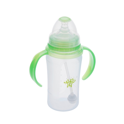 240ml Silikon Milch Flasche Nippel mit Griff für Baby Kleinkind