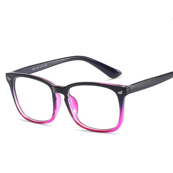 Fashion Anti-Blu-Radiatio retro Computer Eye Glasses Frames Women Men Anti-blue Protection Flat Mirror Eyewear Frame Optical Eyeglasses