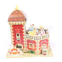 Puzzles 3D Puzzle Maquette en Papier Château Maison Soirée A Faire Soi-Même Papier de haute qualité Classique Enfant Unisexe Garçon Fille Jouet Cadeau