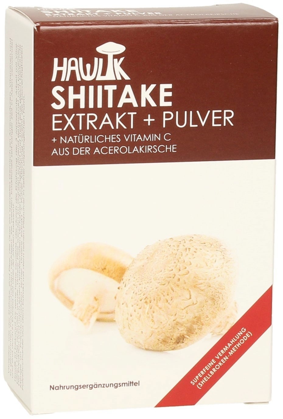 Hawlik Shiitake Extrakt + Pulver Kapseln - 60 Kapseln